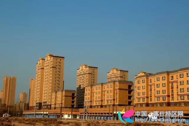 喀什市东部新城区由蓝图逐渐变为现实